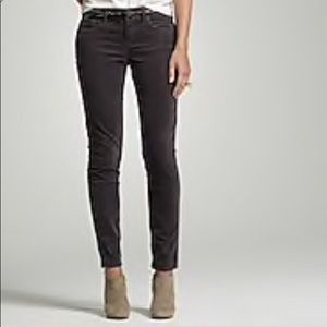 J. Crew Toothpick Gray Cords